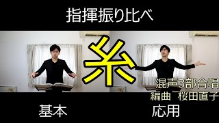 見て学ぶ指揮法・指揮振り比べ「糸」　基本・応用