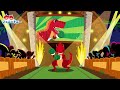 ティラノサウルス vs スピノサウルス 恐竜バトル dinosaur まけるな！たいけつ！ 子供向け恐竜のお話 ジュニートニー日本語 子どもの歌と童話 junytony