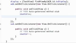 Android Programming Using setText method for our button