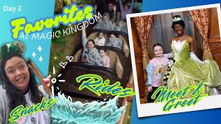 Walt Disneyworld Vlog | Day 2 | Magic Kingdom | Best Snacks Rides Meet n Greets | Chef Mickeys