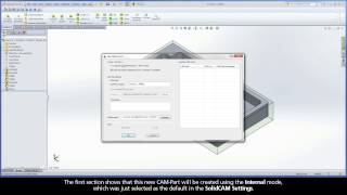 SolidCAM iMachining Training Course - Exer #1: Start SolidCAM...