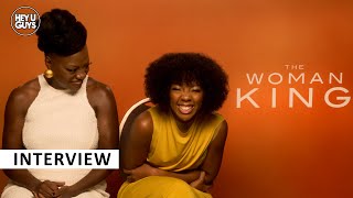 The Woman King - Viola Davis & Thuso Mbedu on their bond and physically exhausting days on set