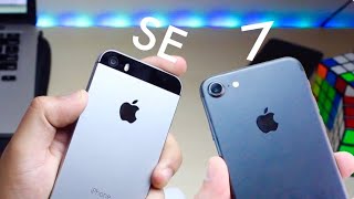 iPHONE 7 Vs iPHONE SE In 2018! (Which Should You Buy?)