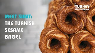 Turkey's Popular Street Snack: Simit | Sesame Rolls | Turkish Street Food |Turkish Food