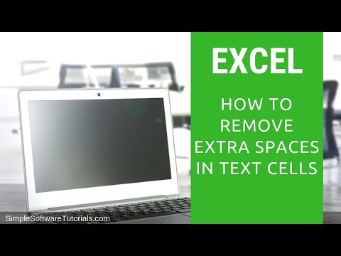 Tutorial: How to Remove Extra Spaces in Text Cells in Excel 2016 Tutorial: How to Remove Extra Spaces in Text Cells in Excel 2016