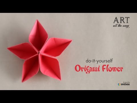 How to Fold : Origami Flower | Do It Yourself How to Fold : Origami Flower | Do It Yourself