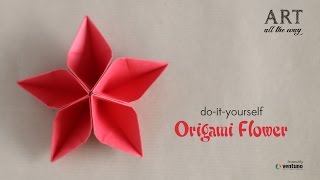 How to Fold : Origami Flower | Do It Yourself