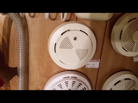 Vintage Smoke Detector Display Wall - Final Product Vintage Smoke Detector Display Wall - Final Product