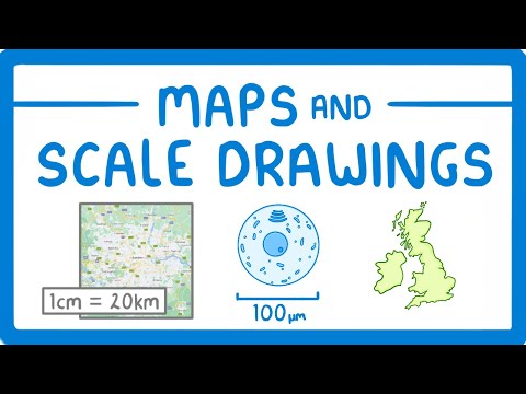 What does it mean when a map is drawn to scale quizlet?