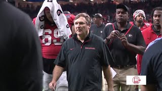 Kirby Smart and UGA leave field after loss to Notre Dame