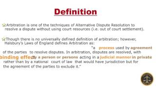 What is Arbitration?