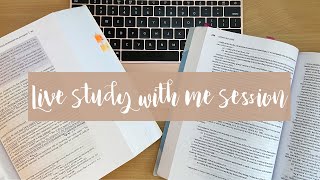 LIVE STUDY WITH ME | 4 HOURS | NO MUSIC