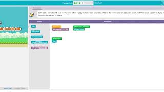 Code.Org Flappy Bird Tutorial