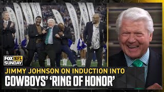 Jimmy Johnson gets emotional reflecting on Cowboys' 'Ring of Honor' induction  |
