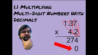 Lesson 1.1 Multiplying Decimals