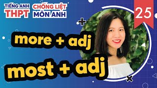 SO SÁNH HƠN \u0026 SO SÁNH NHẤT - Câu SO SÁNH P2: // Chống Liệt Tiếng Anh Ep. 25