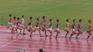 2017 関西種目別 男子1500ｍ 予選 (3-3+3) 1組