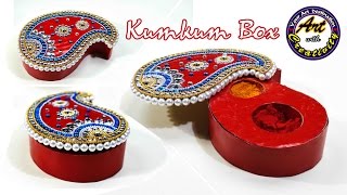 Best out of waste | Kumkum Box | DIY | Art with Creativity 194