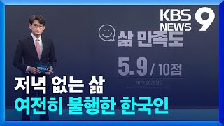 남들 평가는 “좋다” 그런데 “나는 불행하다” [9시 뉴스] / KBS  2023.02.20.