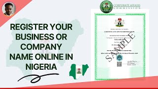 How to Register a Business Name Online in Nigeria in 2025 (Full Guide)