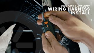 2023 Ford Super Duty Wiring Install MSC25012 | BOSS Snowplow