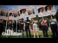 ‘Time is ticking out’: climate activists urge Johnson to take action 100 days before Cop26