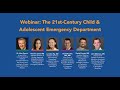 The 21st-Century Child & Adolescent Emergency Department