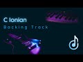 C Ionian - Guitar backing track C Major