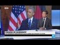 Obama in Germany: US president pleads for a transatlantic deal