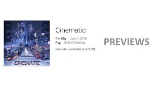 Owl City - Cinematic (Previews)