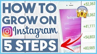 😀 HOW TO GROW FOLLOWERS ON INSTAGRAM IN 2018 - 5 STEP FORMULA (you'll regret not watching this) 😀