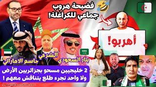 شاهد مداخلة جاسم الإماراتي و بتار السعودي تنتهي بهروب جماعي للجزائريين 😂