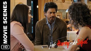 I am his girlfriend | Jab Harry Met Sejal | Movie Scene | Anushka Sharma, Shah Rukh Khan