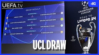 UEFA Champions League Quarter-final & Semi-final draw