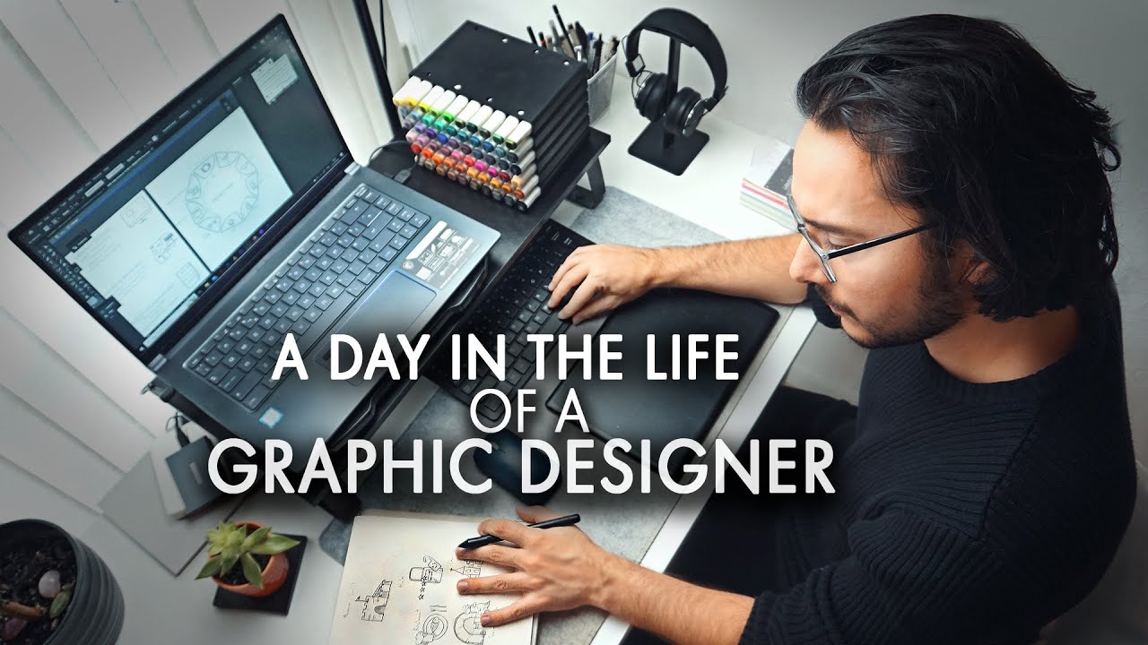 A Day In The Life Of A Graphic Designer пёџ Studio Vlog Business Card
