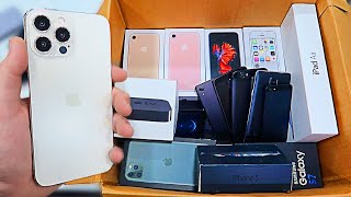 FOUND IPHONE 13 PRO MAX!! PHONE STORE DUMPSTER DIVING JACKPOT!! WOW!! WHITE IPHONE 13 PRO MAX