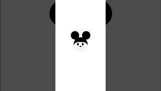 Draw Mickey Mouse using python turtle #python #programming #shorts #coding #trending #mickeymouse