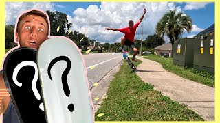 FIRST TIME Street Skating AND Unboxing TWO MYSTERY Skateboards 🛹