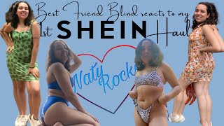 Best Friend Reacts to my First Shein Haul for USA road trip | Vacation Amazon & Target | Naty Rocke