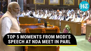 EVM, INDIA Bloc, Pawan Kalyan, New NDA Full Form: Top 5 Moments From PM Modi’s Speech