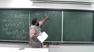 Lecture 14 (Part 7): Moment generating functions; M.G.F of Binomial and normal random variables