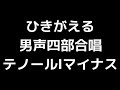 06 「ひきがえる」木下牧子編 男声合唱版 midi テノールⅠ トップテナー マイナス