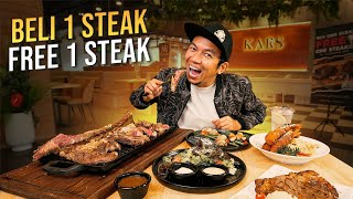 STEAK PERCUMA Sehingga 1 Januari Di KARS CYBERJAYA!