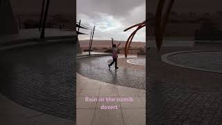 First rain in the Namib desert at The Desert Grace