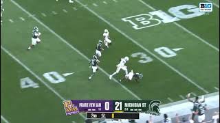 Michigan State CRAZY 100-YARD PICK SIX