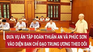 Đưa vụ án Tập đoàn Thuận An và Phúc Sơn vào diện Ban Chỉ đạo Trung ương theo dõi