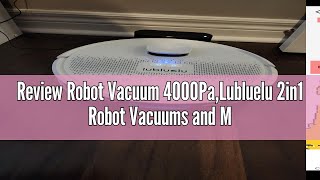 Review Robot Vacuum 4000Pa,Lubluelu 2in1 Robot Vacuums and Mop, Lidar Navigation Laser, 5 Editable M