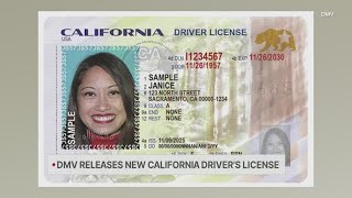 DMV releases new California driver's license