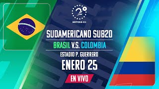 BRASIL VS COLOMBIA SUDAMERICANO SUB 20 EN VIVO