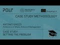 Case study: setting the problem (Antonio Ghezzi)